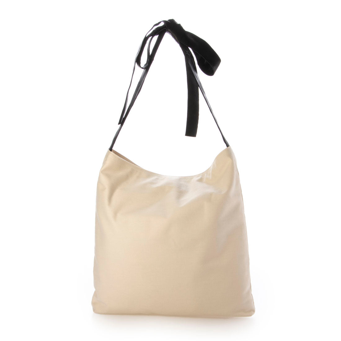 ペルケ perche FOOD TEXTILE×牛革ソフトリボンハンドルトート （IV） IV