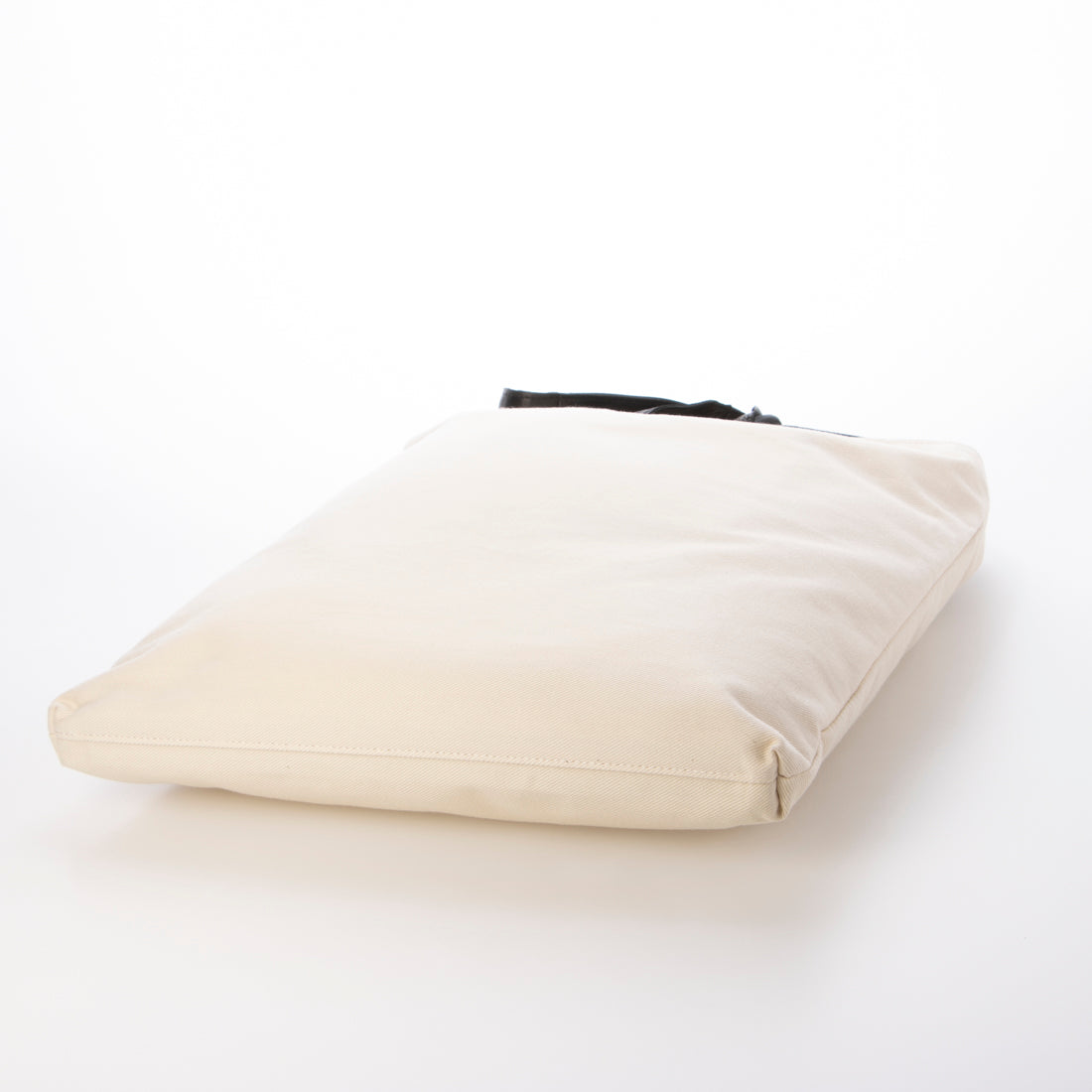 ペルケ perche FOOD TEXTILE×牛革ソフトリボンハンドルトート （IV） IV