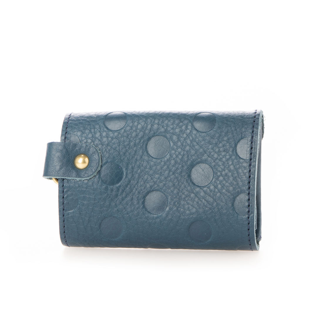 Perche Web Exclusive Italian Leather Dot Embossed Key Case
