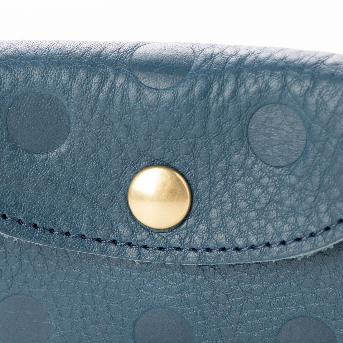 Perche Web Exclusive Italian Leather Dot Embossed Key Case