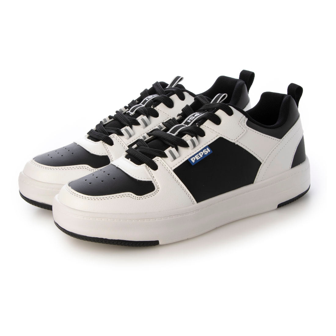 ペプシ PEPSI コートタイプローカットスニーカー （BLK/WHT） BLK/WHT