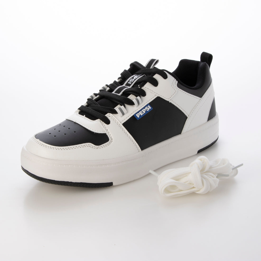 ペプシ PEPSI コートタイプローカットスニーカー （BLK/WHT） BLK/WHT