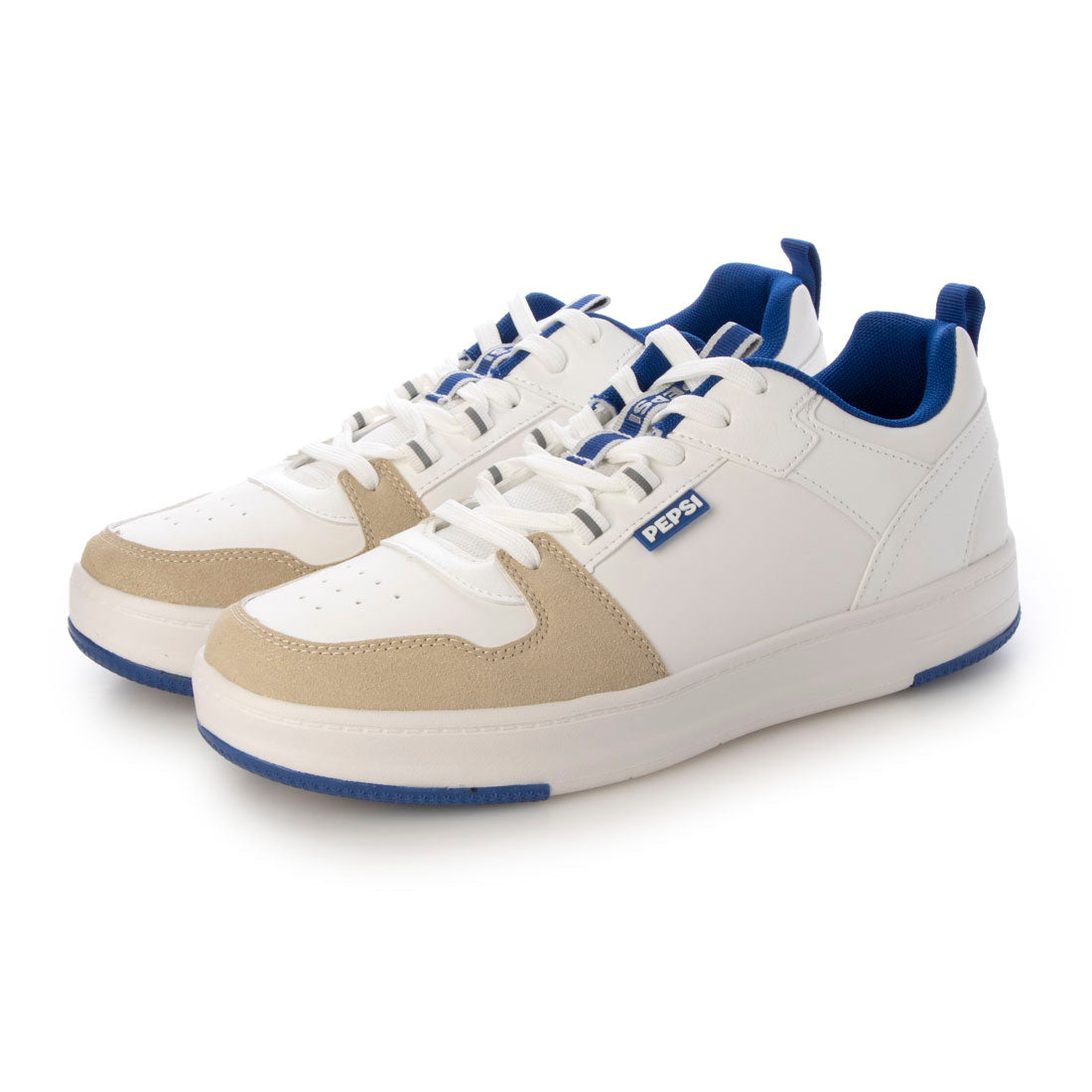 ペプシ PEPSI コートタイプローカットスニーカー （WHT/BLU） WHT/BLU