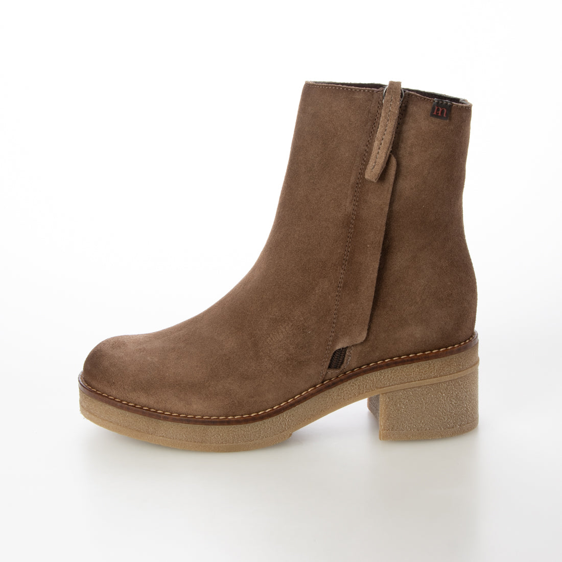 PEPE MENARGUES Pepe Menargues Outside Zip Crepe Sole Boots