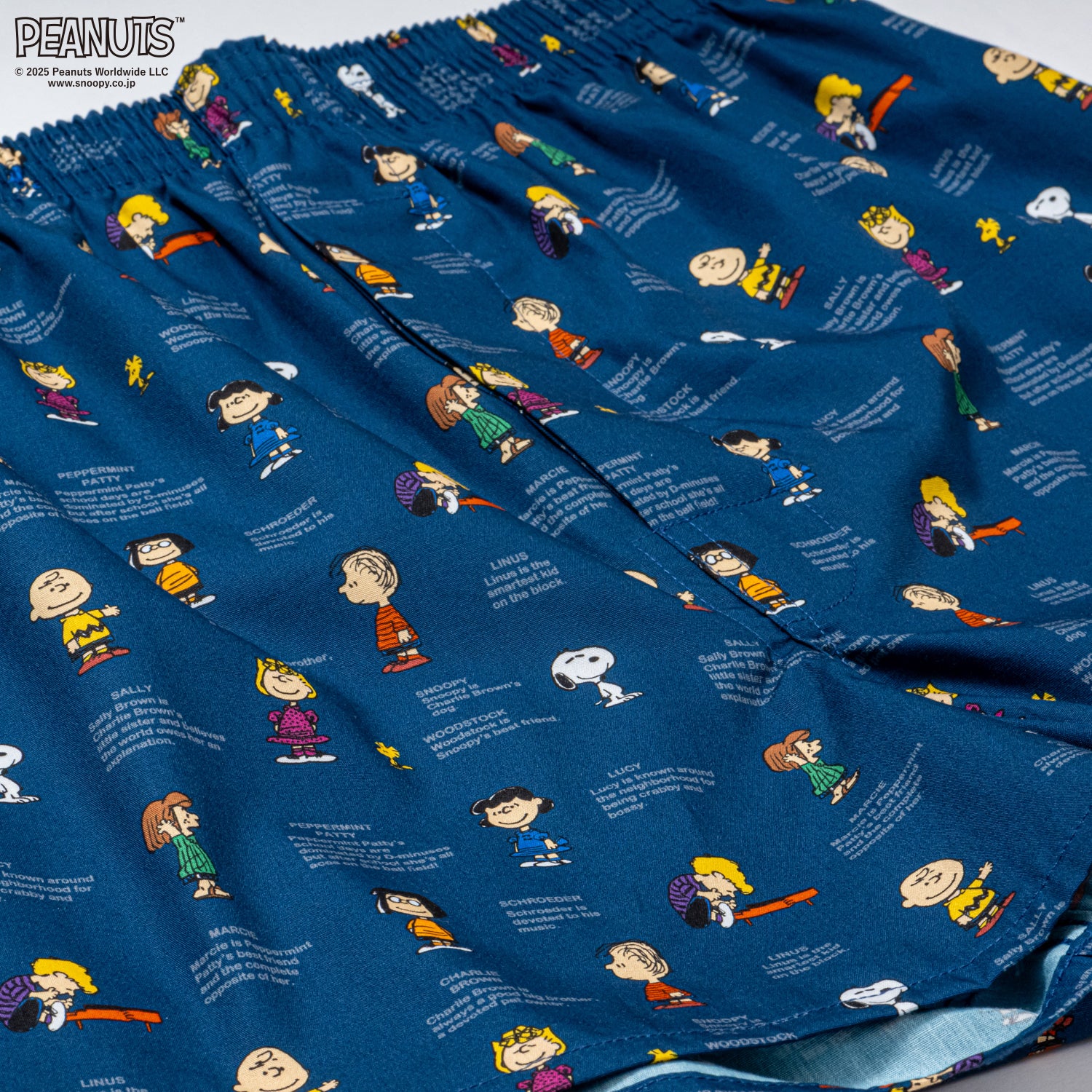 ピーナッツ PEANUTS ピーナッツトランクス/25F/スヌーピー&フレンズ 【返品不可商品】 （ネイビー） ネイビー