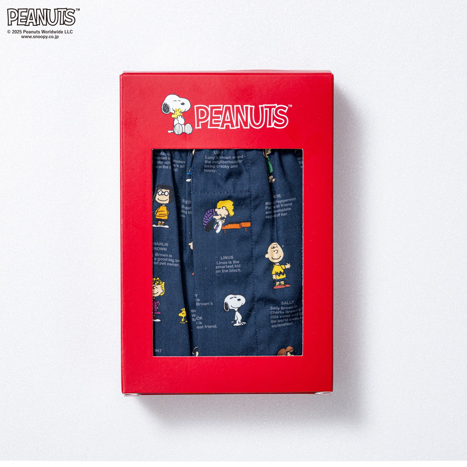 ピーナッツ PEANUTS ピーナッツトランクス/25F/スヌーピー&フレンズ 【返品不可商品】 （ネイビー） ネイビー