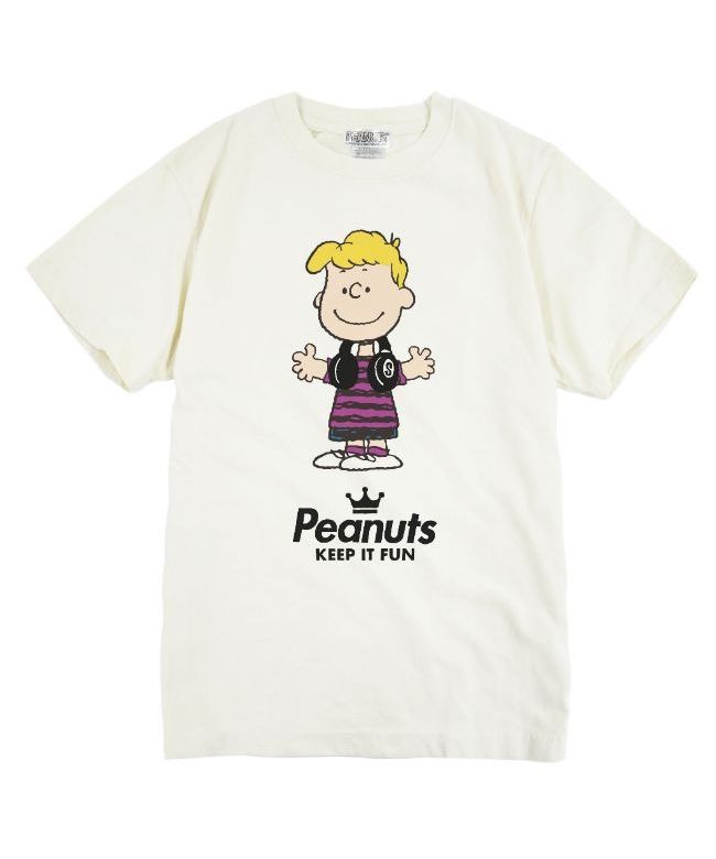 ピーナッツ PEANUTS シュローダー スヌーピー Tシャツ 半袖 スヌーピー 友達 SNOOPY グッズ キャラクター 登場 人物 Schroeder,アイボリー