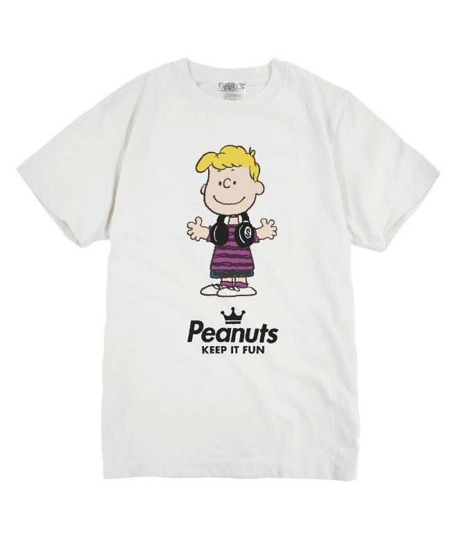 ピーナッツ PEANUTS シュローダー スヌーピー Tシャツ 半袖 スヌーピー 友達 SNOOPY グッズ キャラクター 登場 人物 Schroeder,ヘビーウェイト ホワイト
