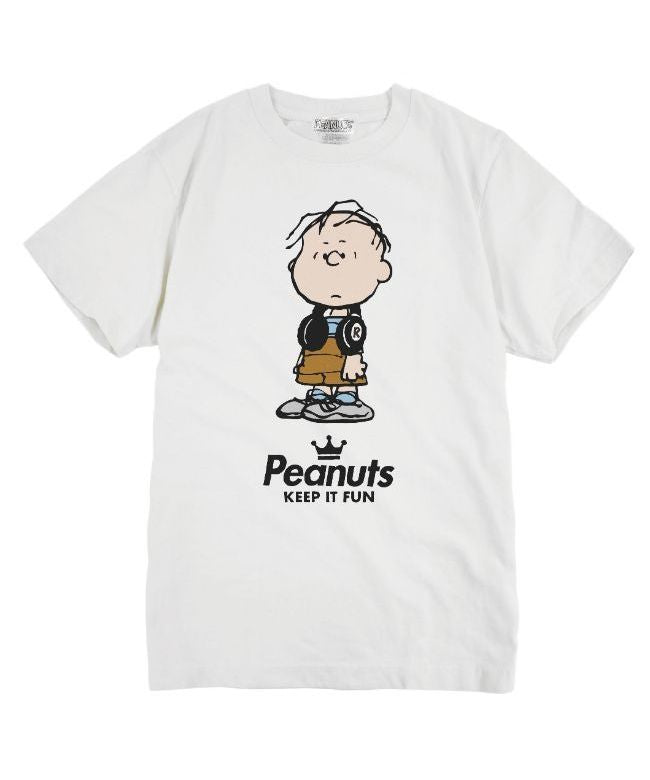 PEANUTS スヌーピーグッズ Peanuts PEANUTS Rerun Snoopy T-shirt Short Sleeve Snoopy Friends SNOOP