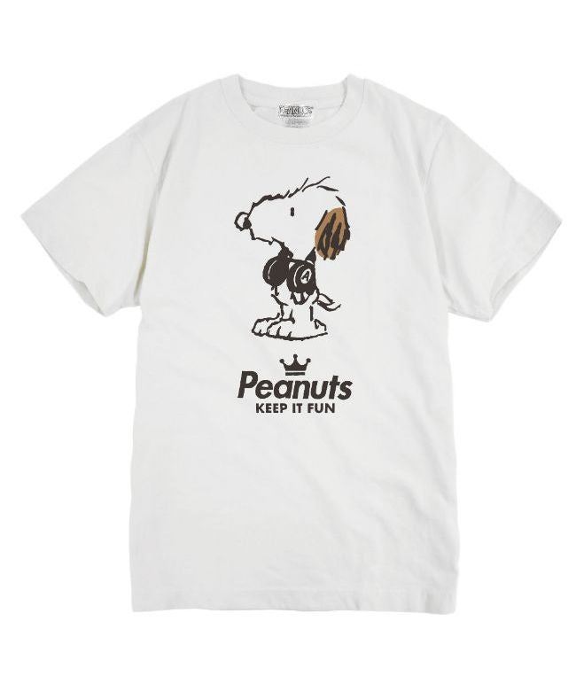 ピーナッツ PEANUTS アンディ スヌーピー Tシャツ 半袖 スヌーピー 友達 SNOOPY グッズ キャラクター 登場 人物 Andy,ヘビーウェイト ホワイト