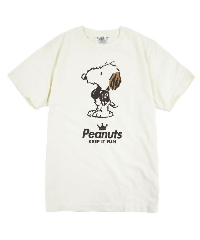 ピーナッツ PEANUTS アンディ スヌーピー Tシャツ 半袖 スヌーピー 友達 SNOOPY グッズ キャラクター 登場 人物 Andy,アイボリー