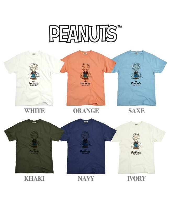 ピーナッツ PEANUTS ピッグペン スヌーピー Tシャツ 半袖 スヌーピー 友達 SNOOPY グッズ キャラクター 登場 人物 Pigpen