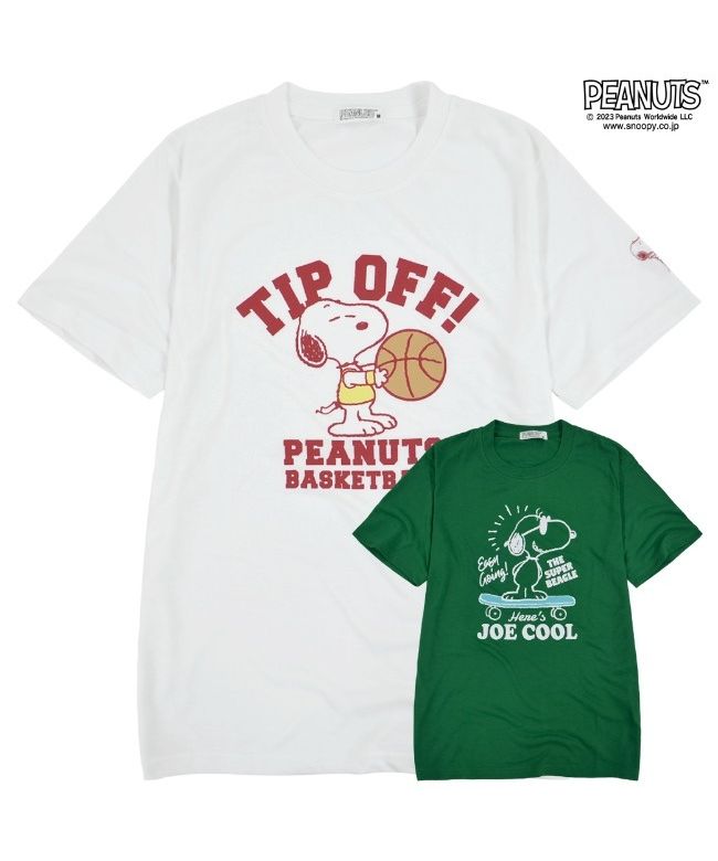PEANUTS PEANUTS Snoopy T-shirt top print sports basketball skateboard M L LL