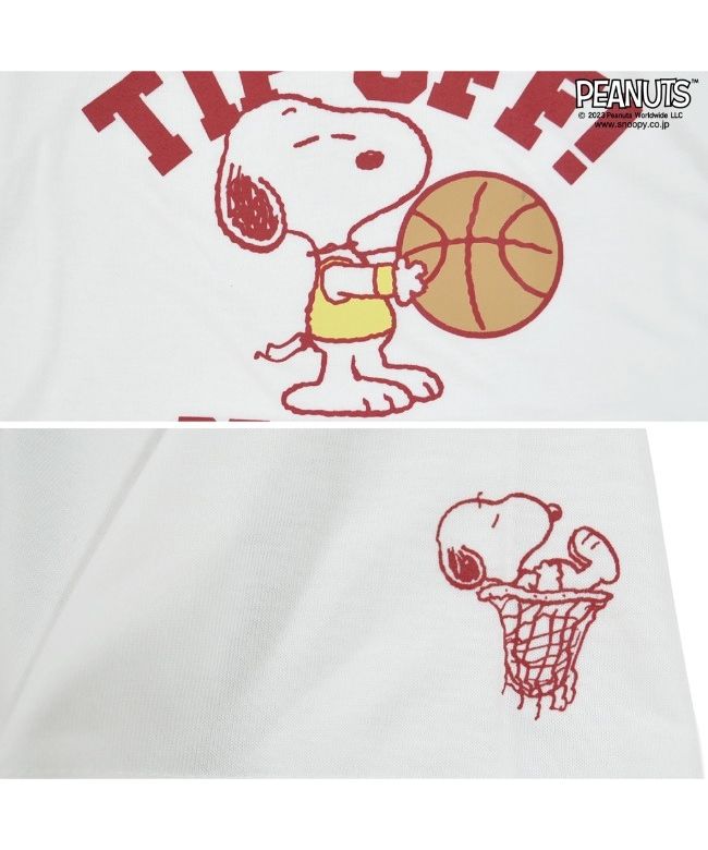 PEANUTS PEANUTS Snoopy T-shirt top print sports basketball skateboard M L LL