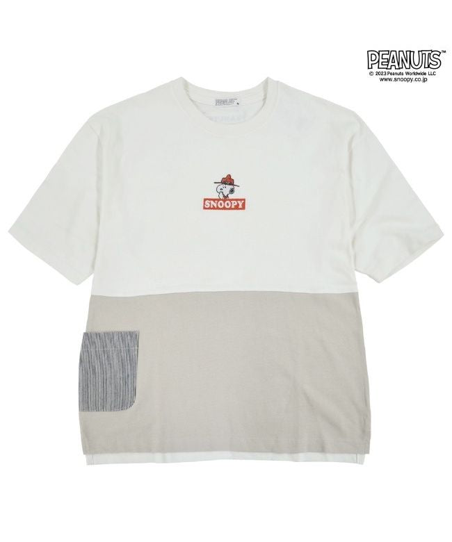 PEANUTS PEANUTS Snoopy T-shirt Top Printed Drop Shoulder SNOOPY PEANUTS S M L