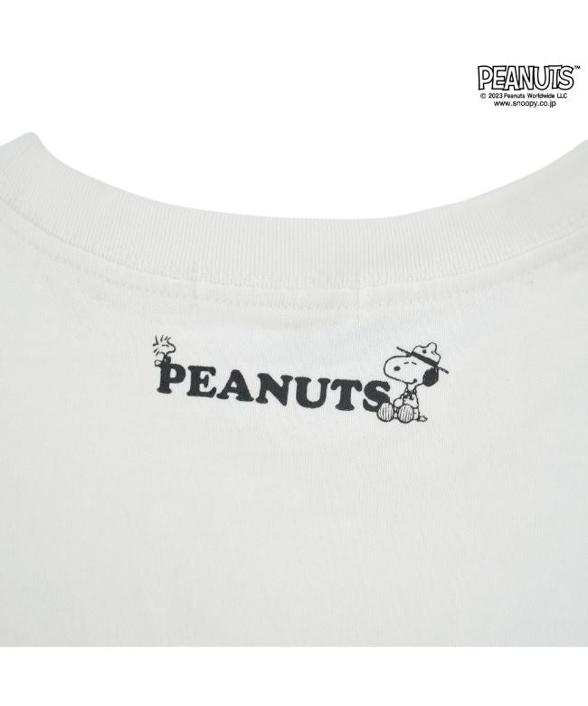 PEANUTS PEANUTS Snoopy T-shirt Top Printed Drop Shoulder SNOOPY PEANUTS S M L