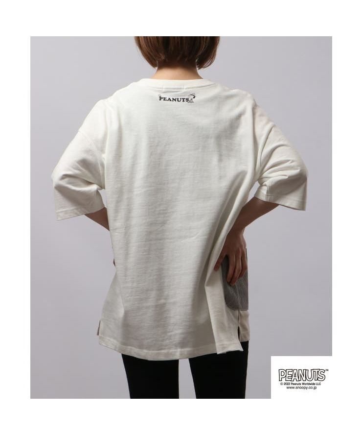 PEANUTS PEANUTS Snoopy T-shirt Top Printed Drop Shoulder SNOOPY PEANUTS S M L