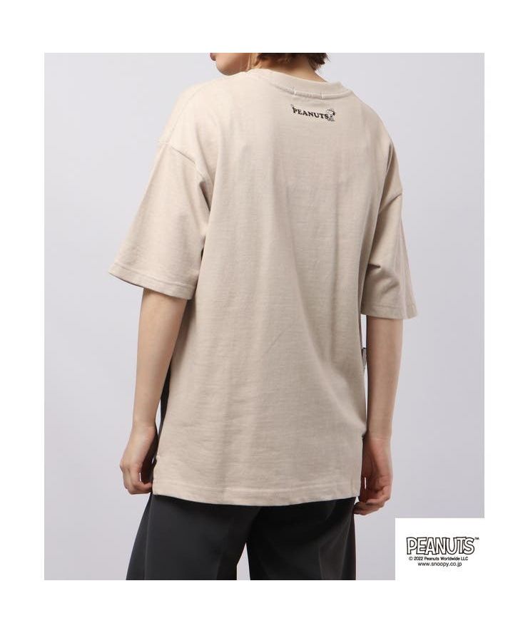 PEANUTS PEANUTS Snoopy T-shirt Top Printed Drop Shoulder SNOOPY PEANUTS S M L