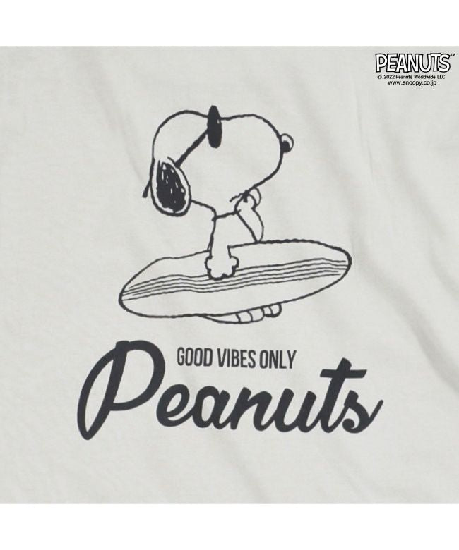 ピーナッツ PEANUTS スヌーピー ポロシャツ オーバーサイズ PEANUT 半袖 プリント  刺繍 M L LL