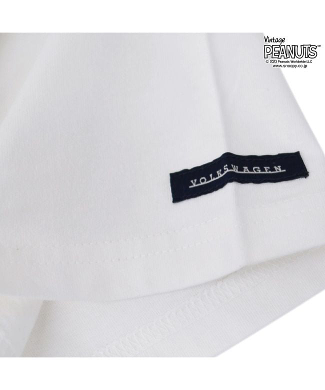 ピーナッツ PEANUTS スヌーピー ピーナッツ フォルクス ワーゲン Tシャツ 半袖 トップス コラボ SNOOPY PEANUTS VOLKSWAGEN