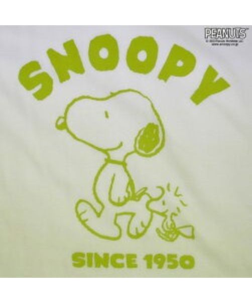 ピーナッツ PEANUTS スヌーピー グラデーション 半袖 Tシャツ 春夏 PEANUTS （ホワイトxローズピンク） ホワイトxローズピンク