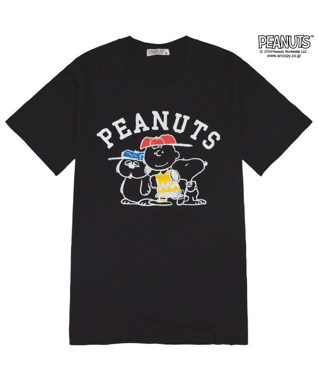 PEANUTS PEANUTS Pochacco T-shirt Short Sleeve Oversized Print Embroidery Sanrio Characters
