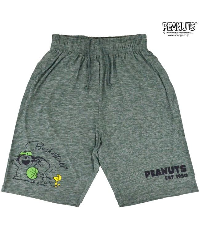 PEANUTS PEANUTS 史努比 歐拉夫 半褲 運動服 卡其籃球褲 SNOOPY PEANUTS
