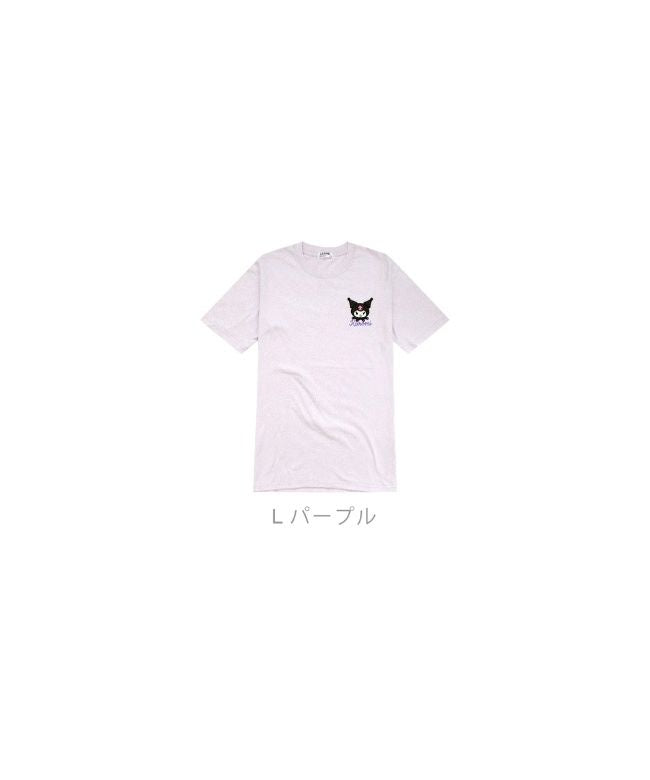 ピーナッツ PEANUTS クロミ Tシャツ 半袖 刺繍 サンリオ キャラクターズ メンズ レディース （パープル） パープル