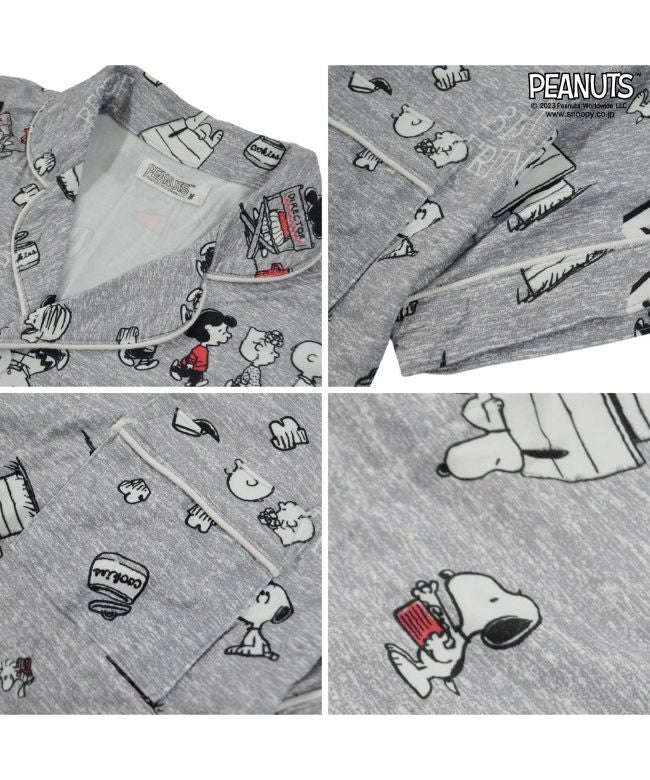 PEANUTS PEANUTS Snoopy Short Sleeve Shirt Pants Tops Bottoms Pajamas Set loungewear Roomwear SNOOPY PEANUTS