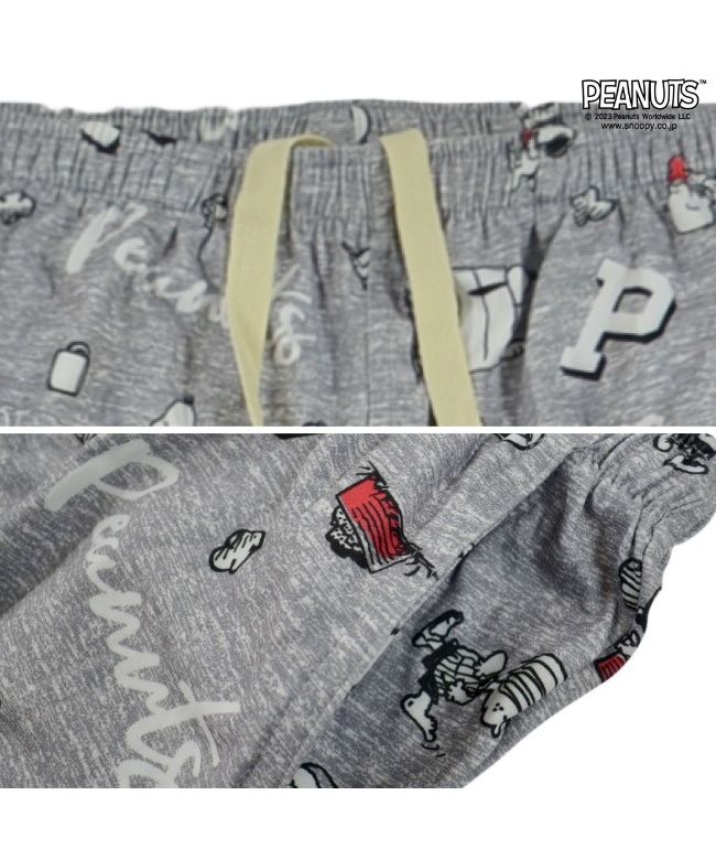 PEANUTS PEANUTS Snoopy Short Sleeve Shirt Pants Tops Bottoms Pajamas Set loungewear Roomwear SNOOPY PEANUTS