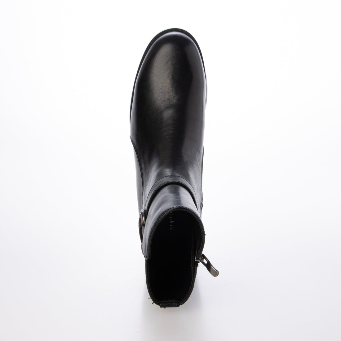 ペリウィンクル periwinkle 本革ベルトデザイントラッドブーツ （ブラック） ブラック