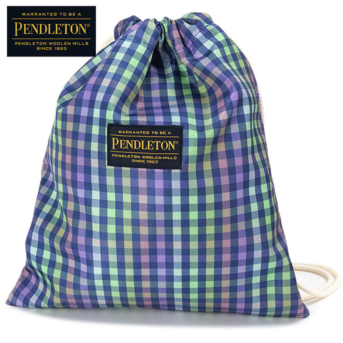 ペンドルトン PENDLETON GINGHAM SHOULDER DRAWBAG NVY [PDT-000-251026] （NVY） NVY