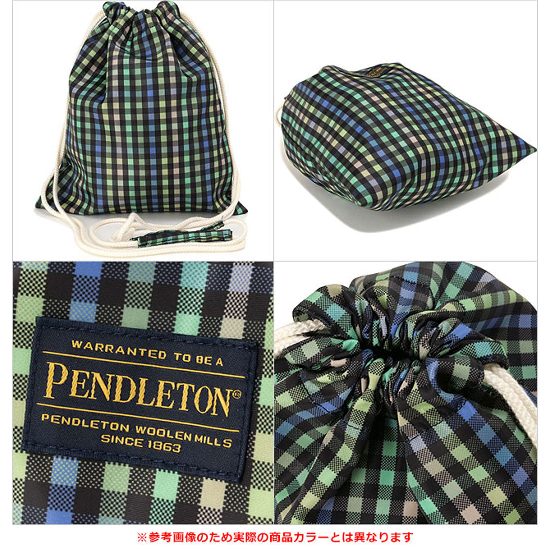 ペンドルトン PENDLETON GINGHAM SHOULDER DRAWBAG NVY [PDT-000-251026] （NVY） NVY