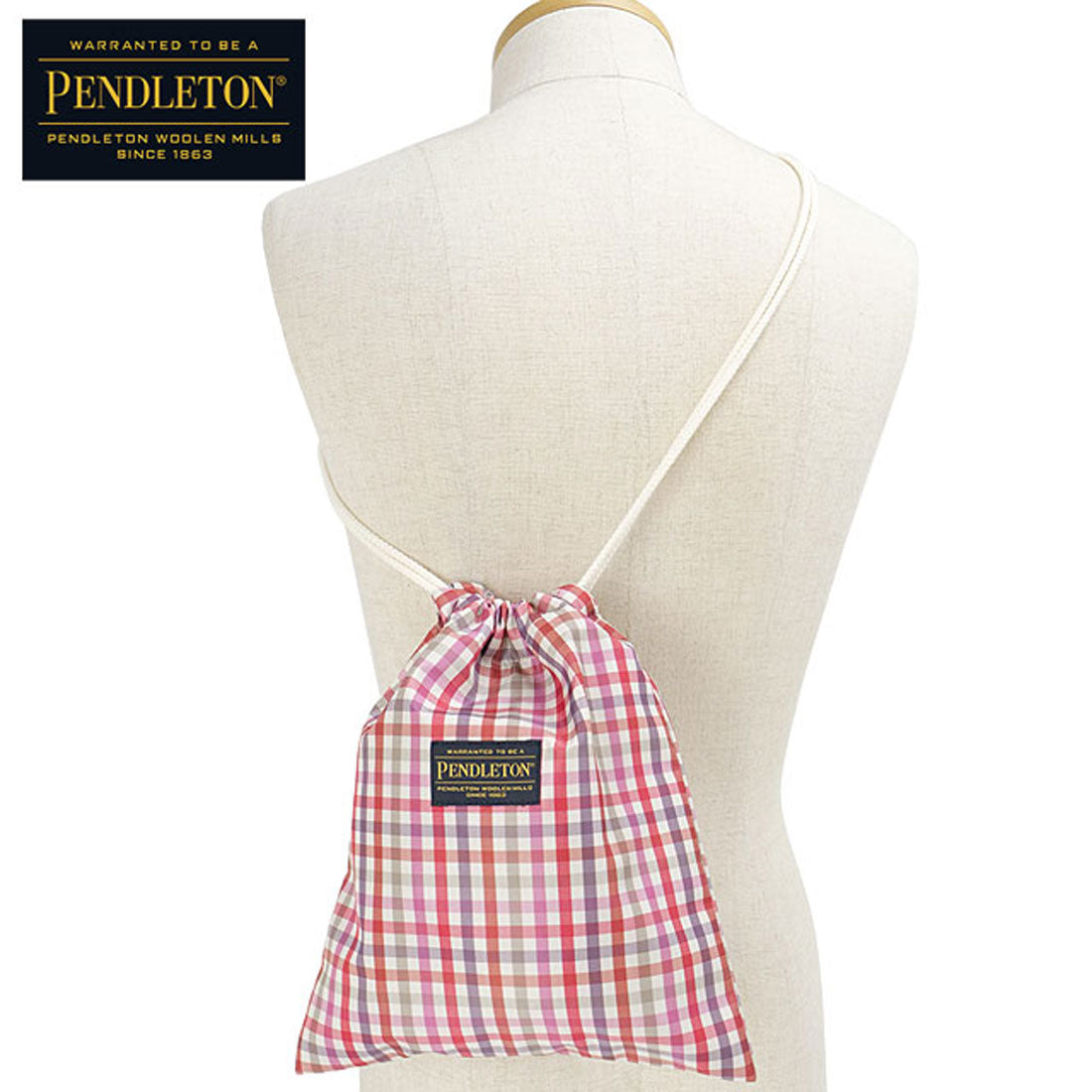 ペンドルトン PENDLETON GINGHAM SHOULDER DRAWBAG OFF [PDT-000-251026] （OFF） OFF