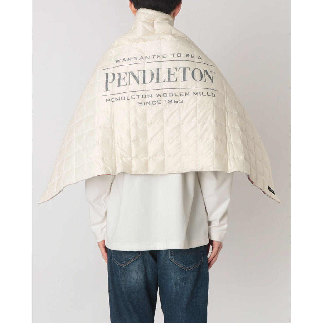 ペンドルトン PENDLETON 4WAY ポンチョ （オフホワイト） オフホワイト