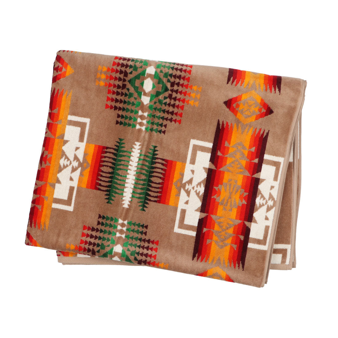 ペンドルトン PENDLETON タオルブランケット,ベージュ系