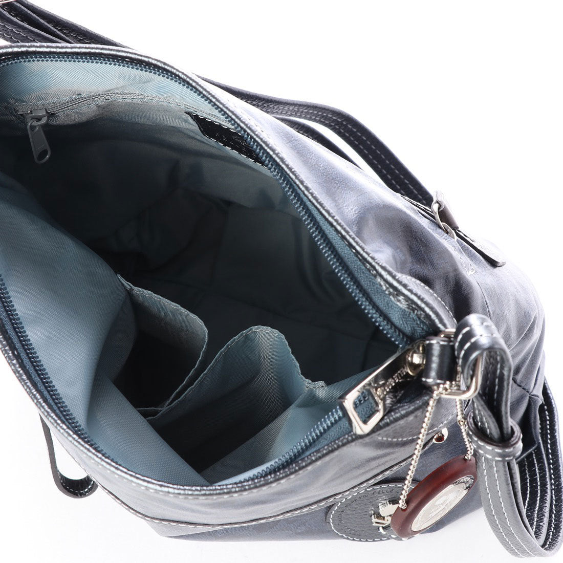 ペレボルサ PELLE BORSA 「アライブ」ショルダーバッグ（ネイビー）日本製 ネイビー