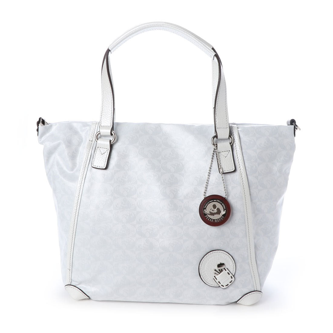 ペレボルサ PELLE BORSA 2wayトート （ホワイト） ホワイト