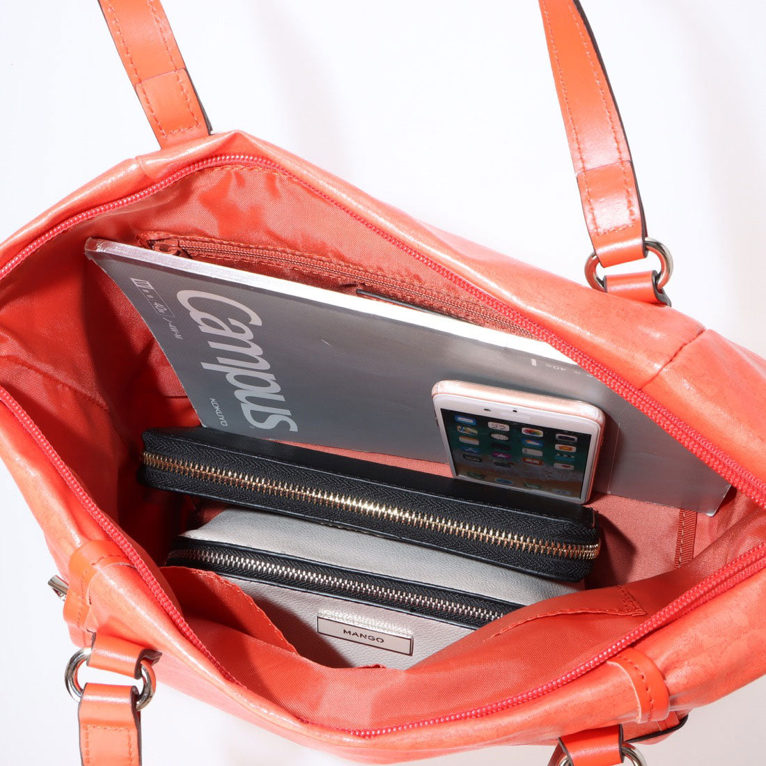 ペレボルサ PELLE BORSA 2wayトート （ホワイト） ホワイト