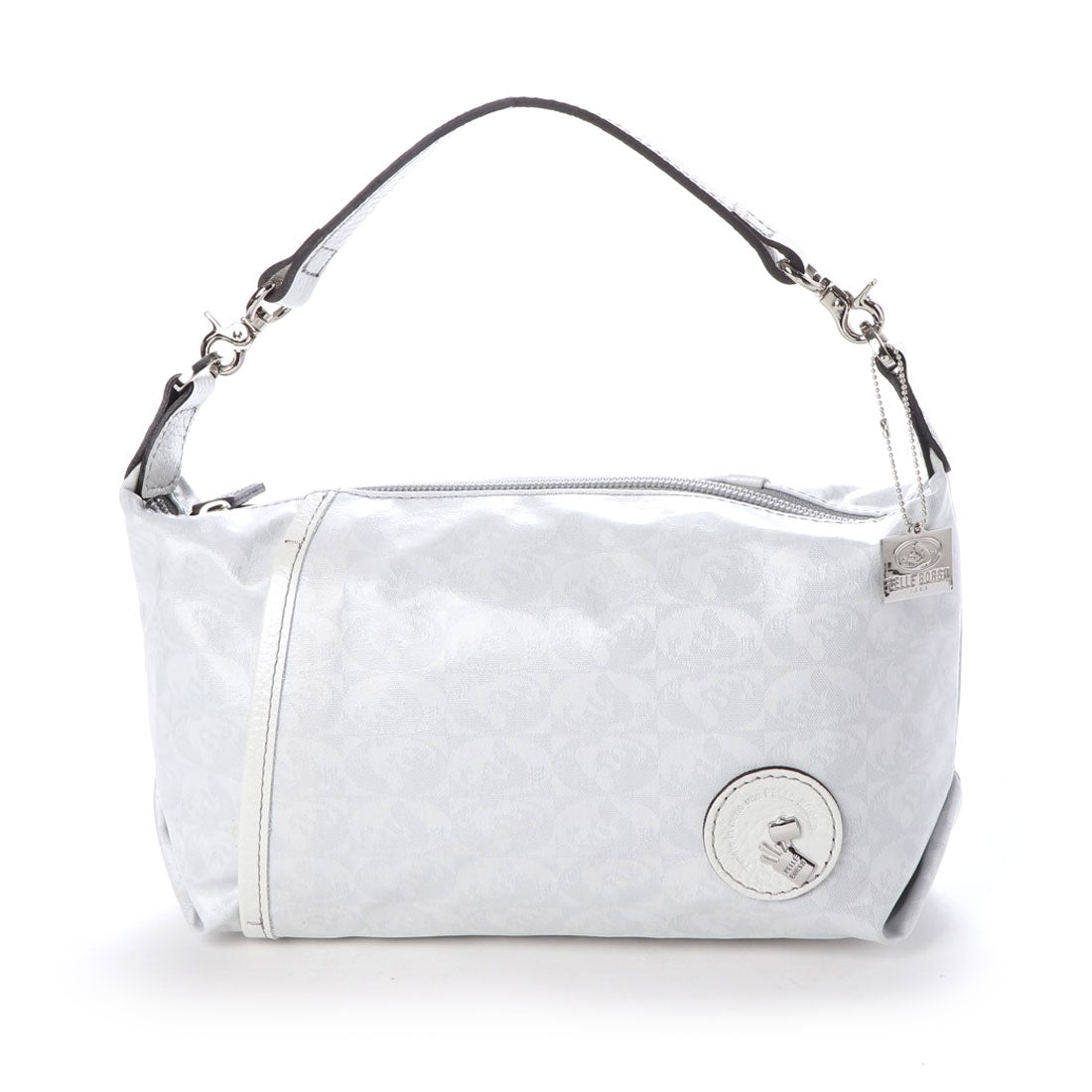 ペレボルサ PELLE BORSA 「アライブ」2wayショルダー 日本製,ホワイト