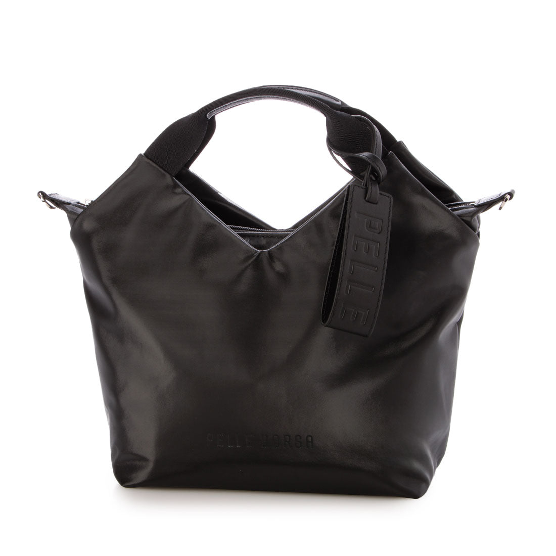 ペレボルサ PELLE BORSA 2WAYハンドバッグ （ブラック） ブラック