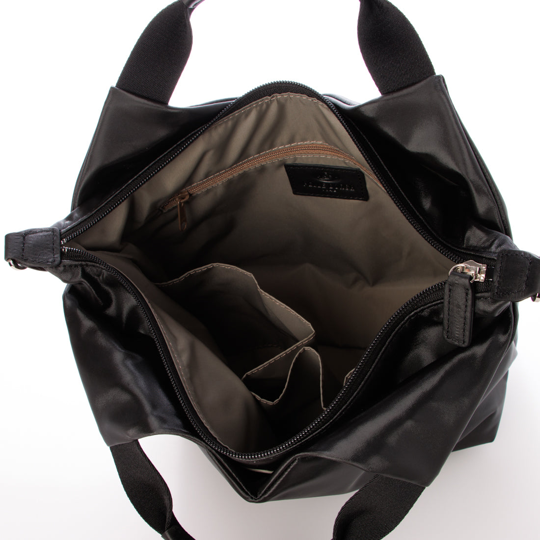 ペレボルサ PELLE BORSA 2WAYハンドバッグ （ブラック） ブラック