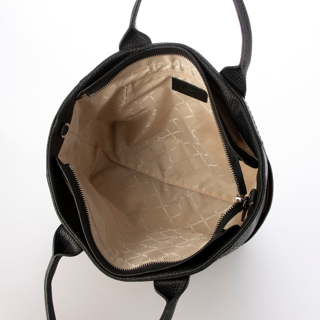 ペレボルサ PELLE BORSA 「レネット」ミディアムトート （ブラック） ブラック
