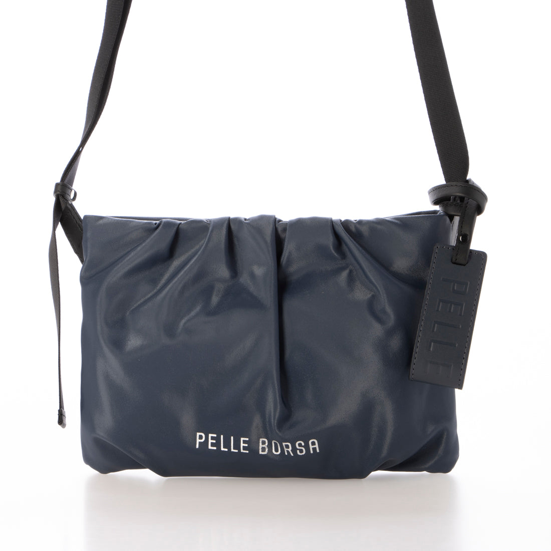 ペレボルサ PELLE BORSA ショルダーバッグ （ネイビー） ネイビー