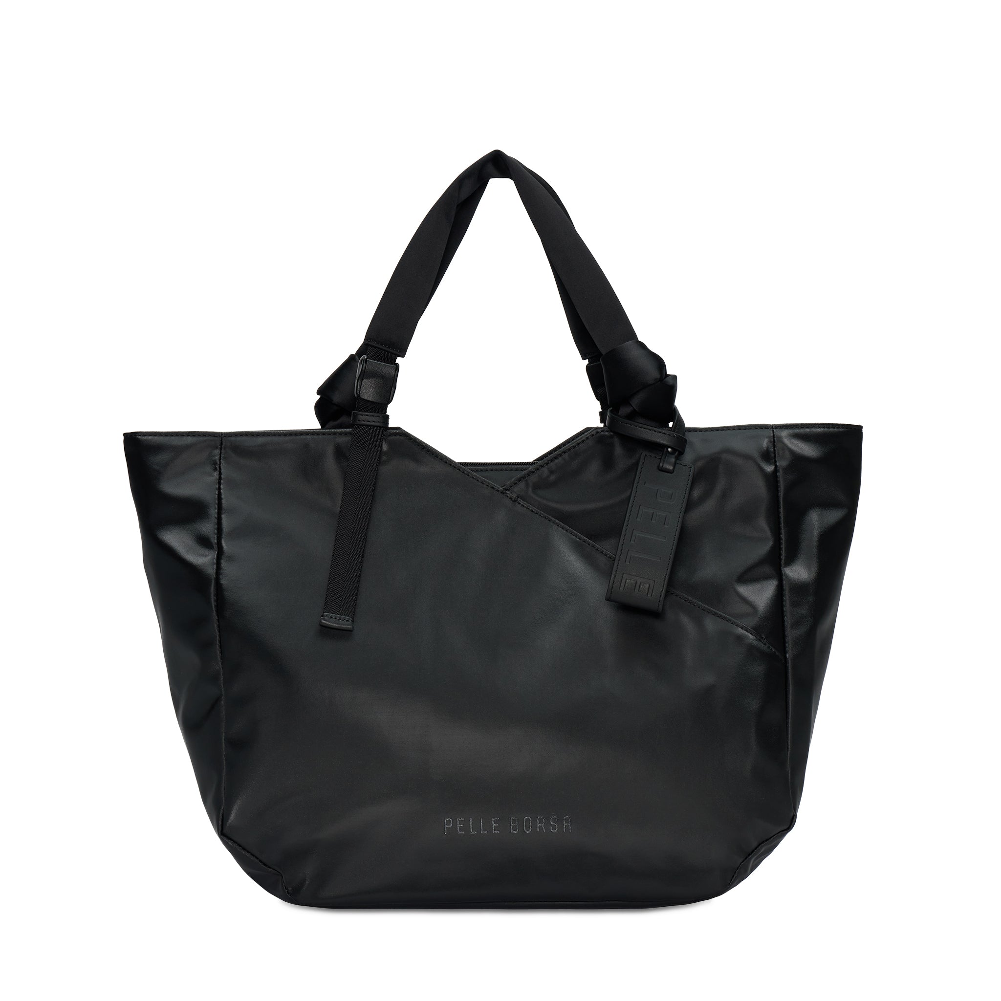 ペレボルサ PELLE BORSA 「チアーズ」トートバッグ （ブラック） ブラック
