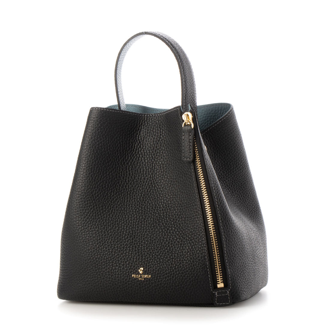 ペレボルサ PELLE BORSA 「レネット」2WAYショルダー 日本製,ブラック