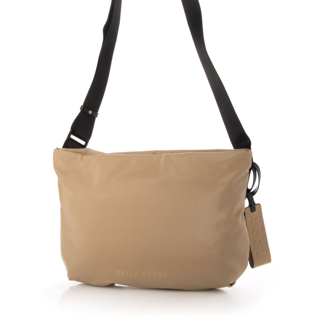 ペレボルサ PELLE BORSA 「チアーズ」ショルダーバッグ,ベージュ