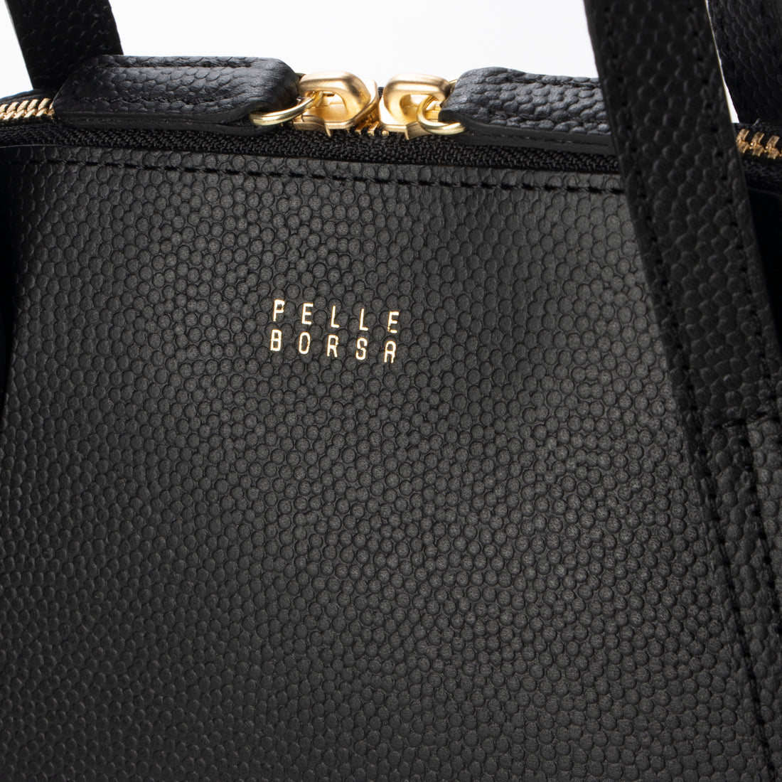 ペレボルサ PELLE BORSA 2WAYボストン （ブラック） ブラック