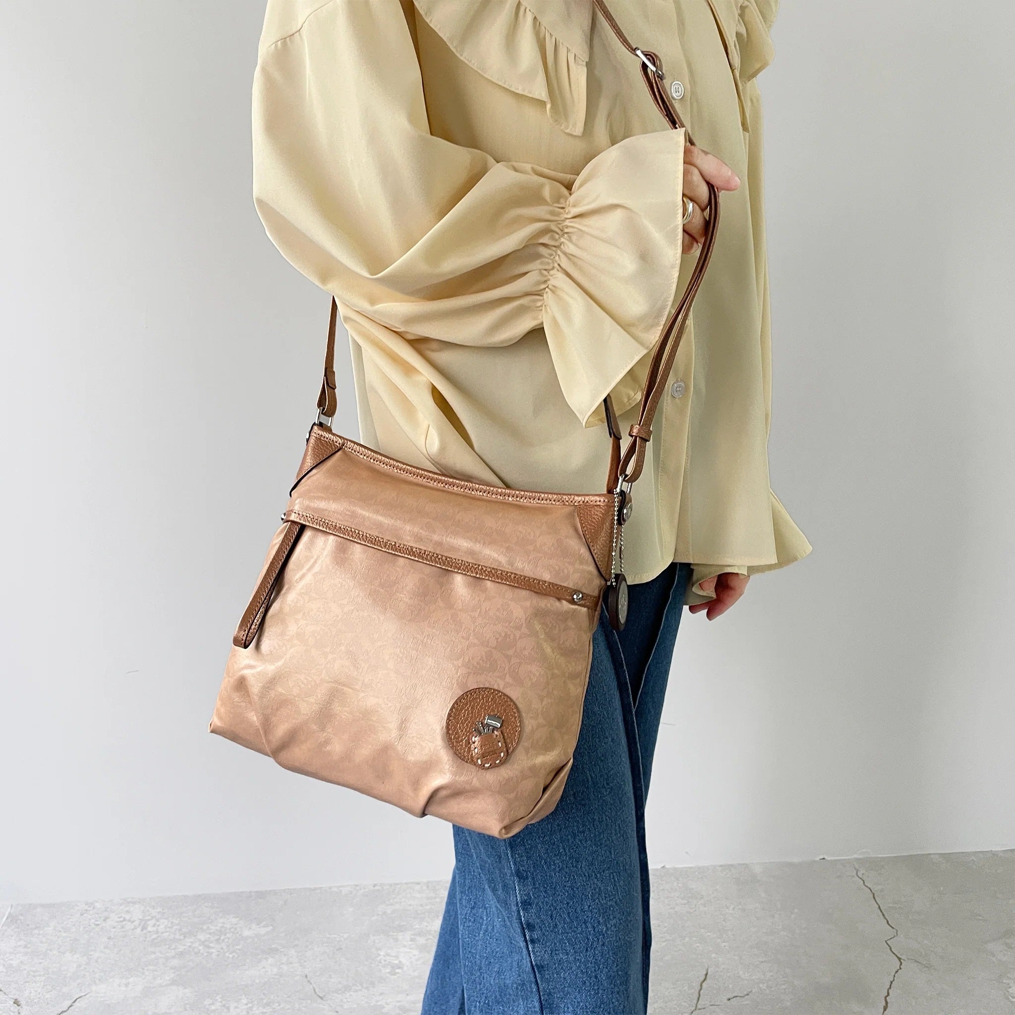 ペレボルサ PELLE BORSA 「アライブ」ショルダーバッグ （テラコッタ）日本製 テラコッタ