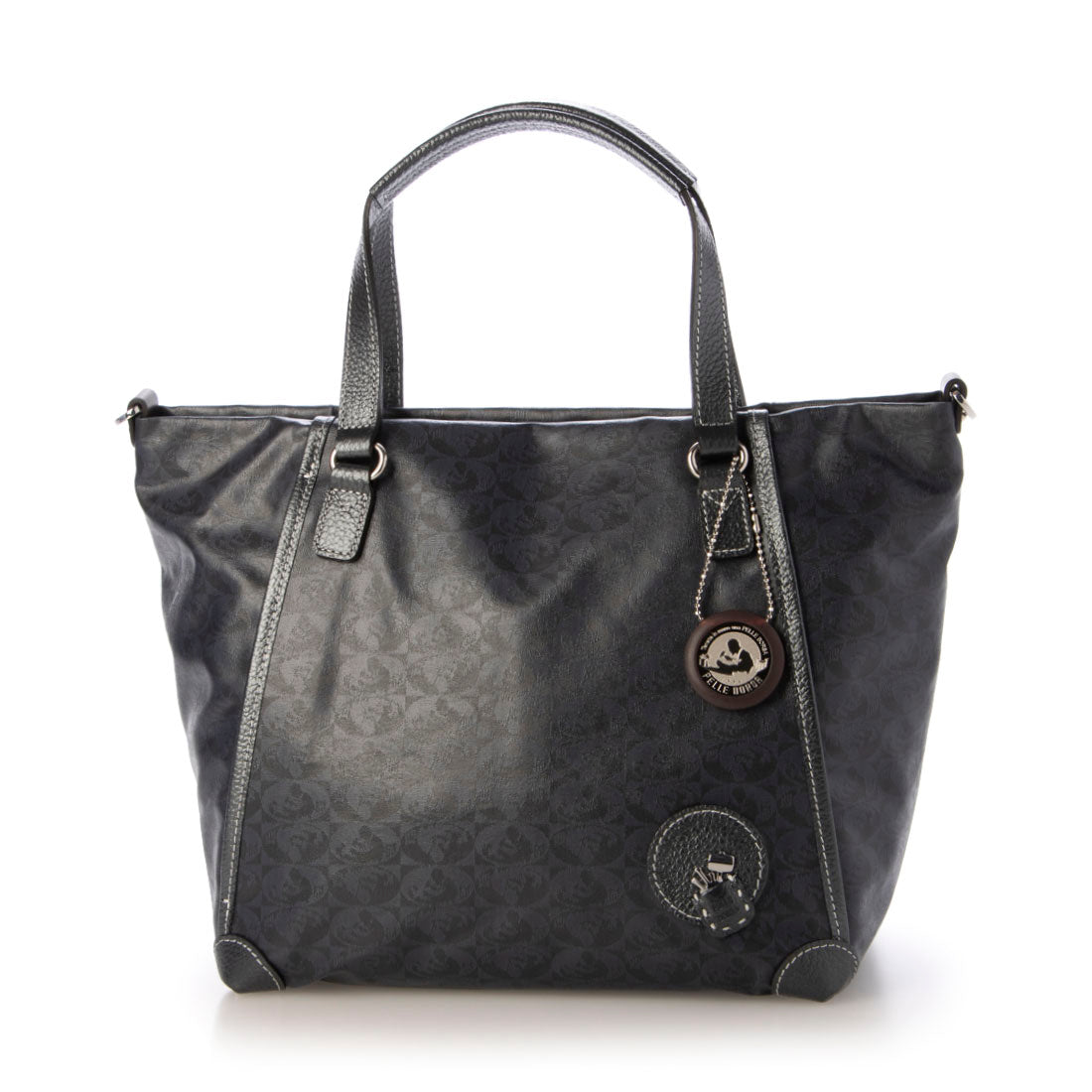 ペレボルサ PELLE BORSA 2WAYトートバッグ （ネイビー） ネイビー